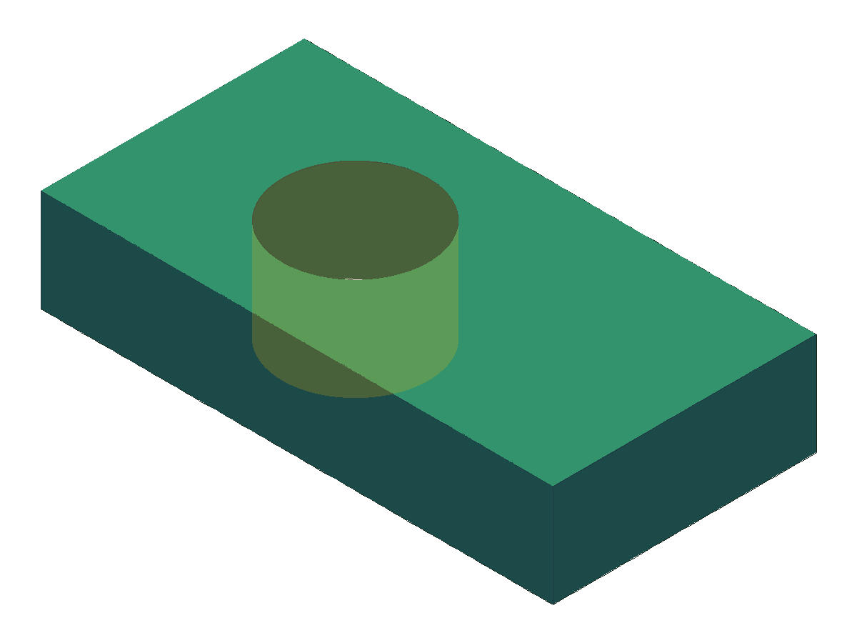 Boolean subtract feature